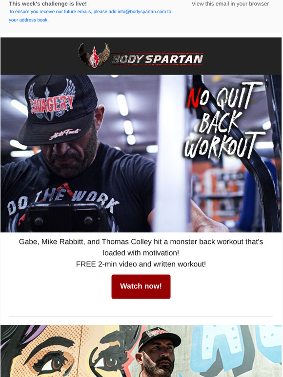 🔥 NEW "No-Quit" back workout is here! 🔥