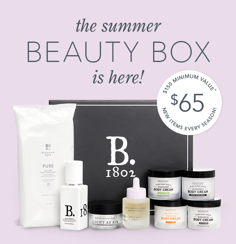 beekman skin products