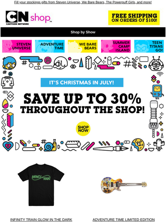 Save up to 30% during our Christmas in July sale!
