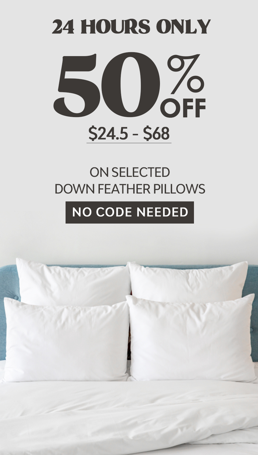 discount down pillows