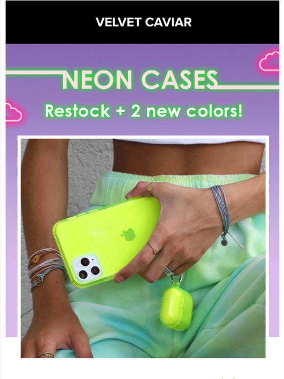 Velvet Caviar RESTOCK Neon Cases NEW Colors Milled