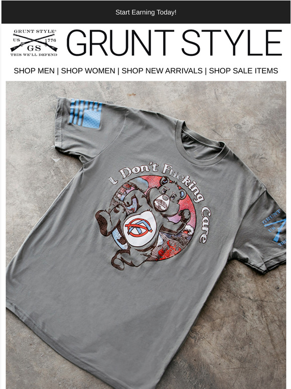 grunt style care bear shirt