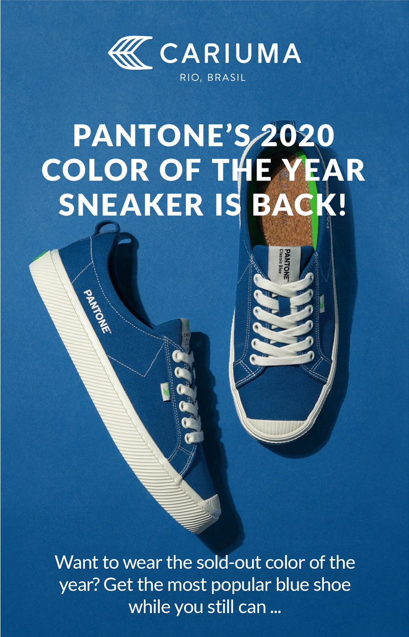 pantone cariuma