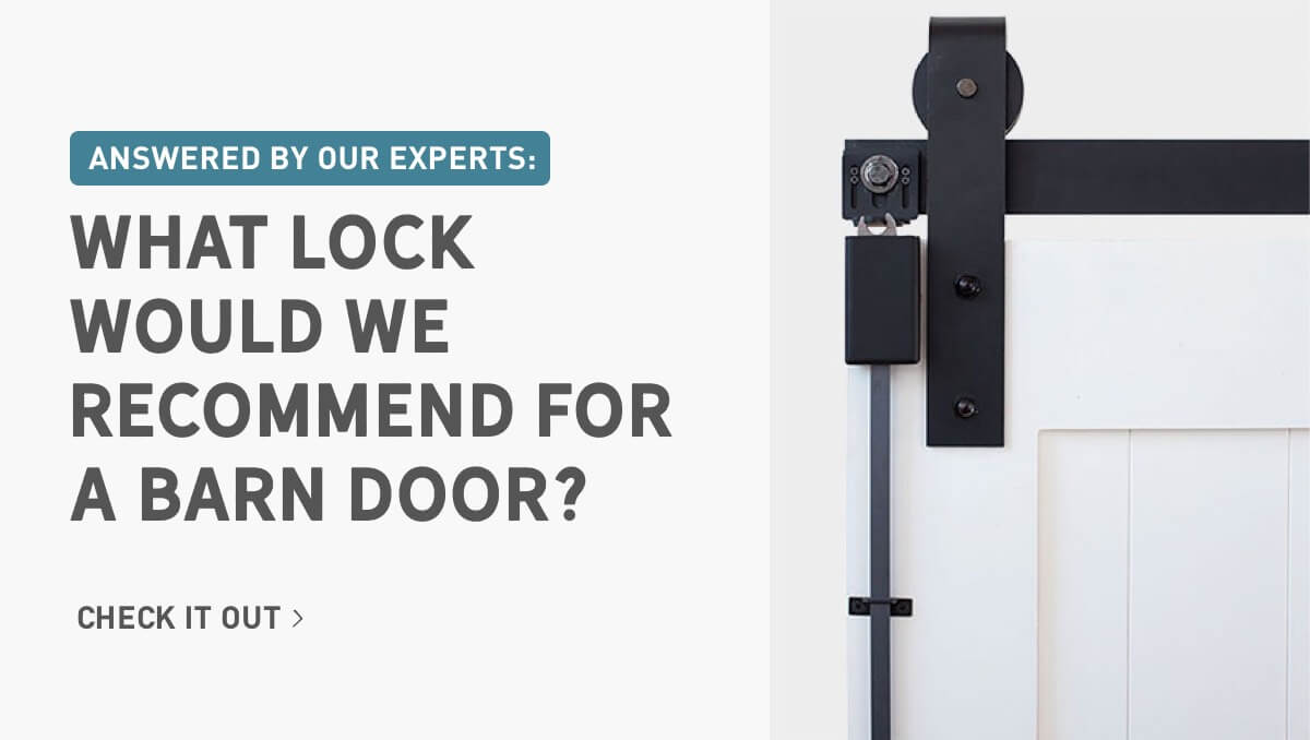 Rustica Hardware The FIRST EVER SelfLatching Lock for Sliding Barn