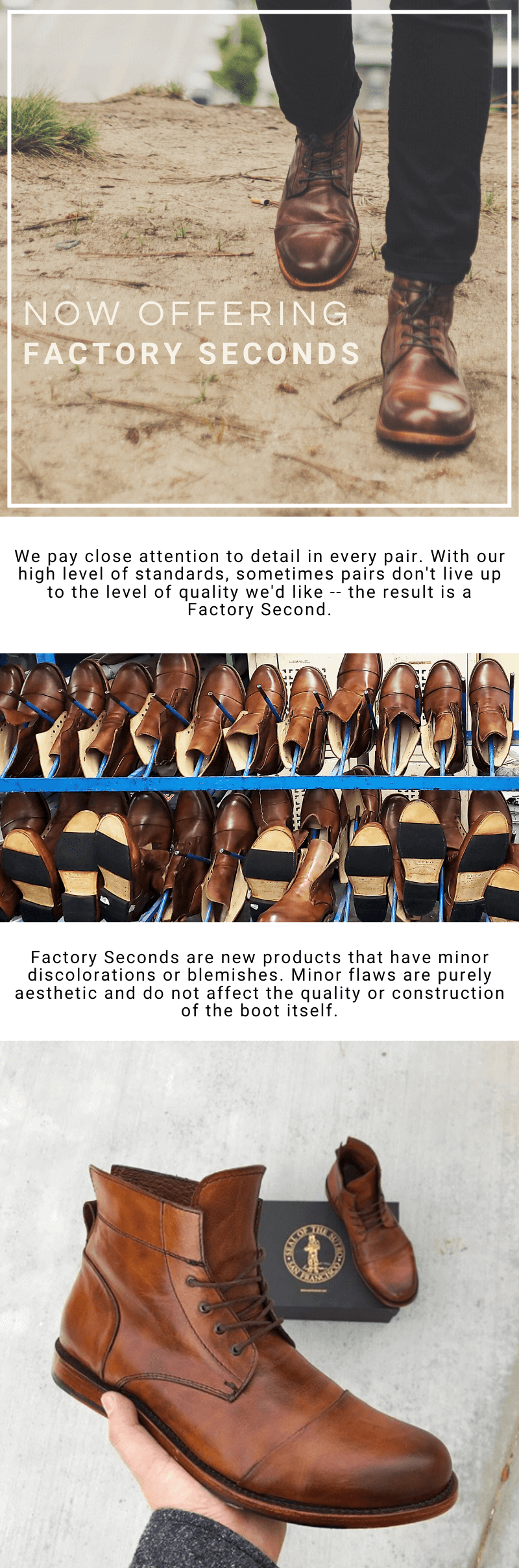 frye factory seconds