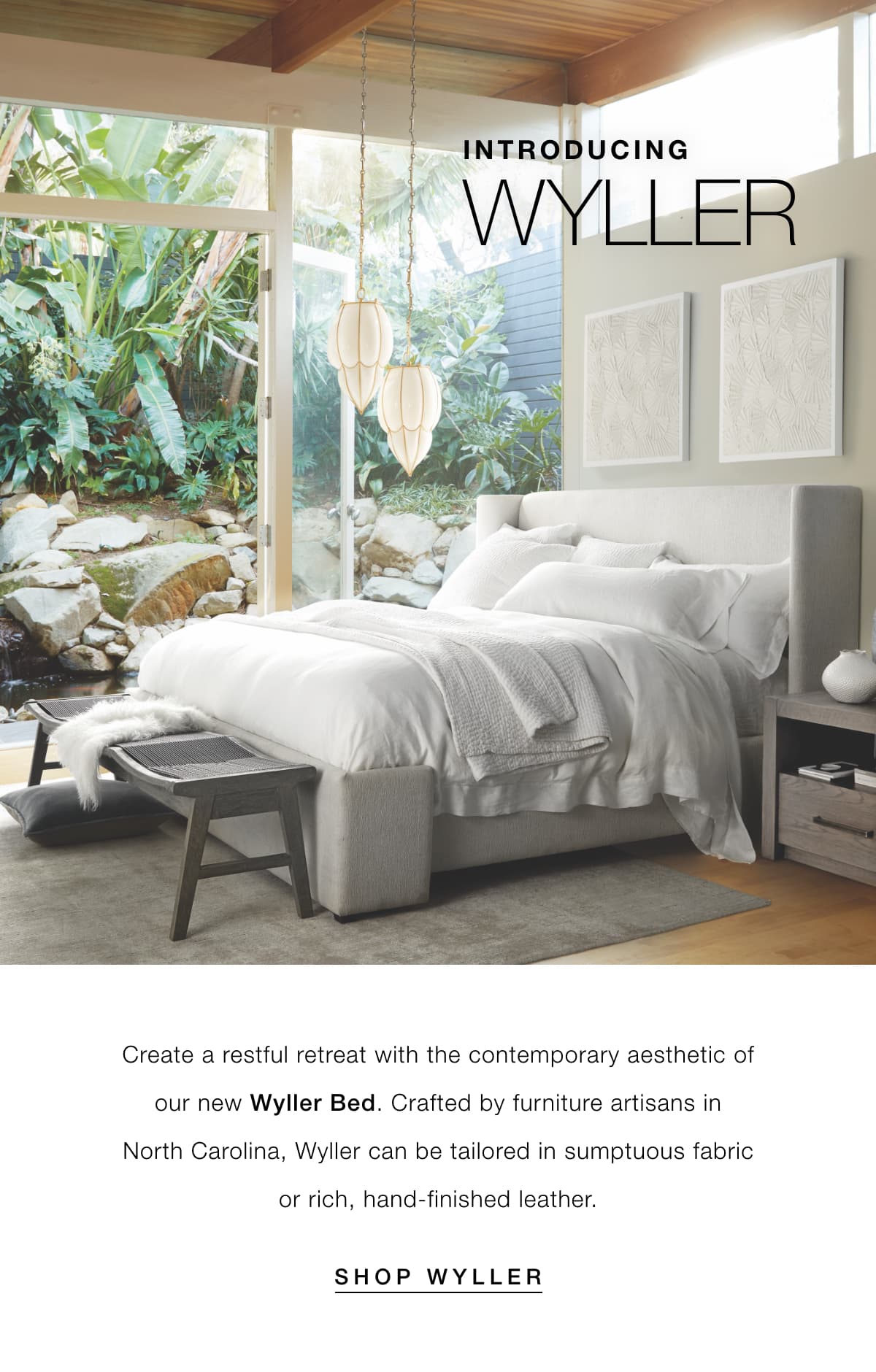Arhaus Have You Seen This Dreamy Upholstered Bed? Milled