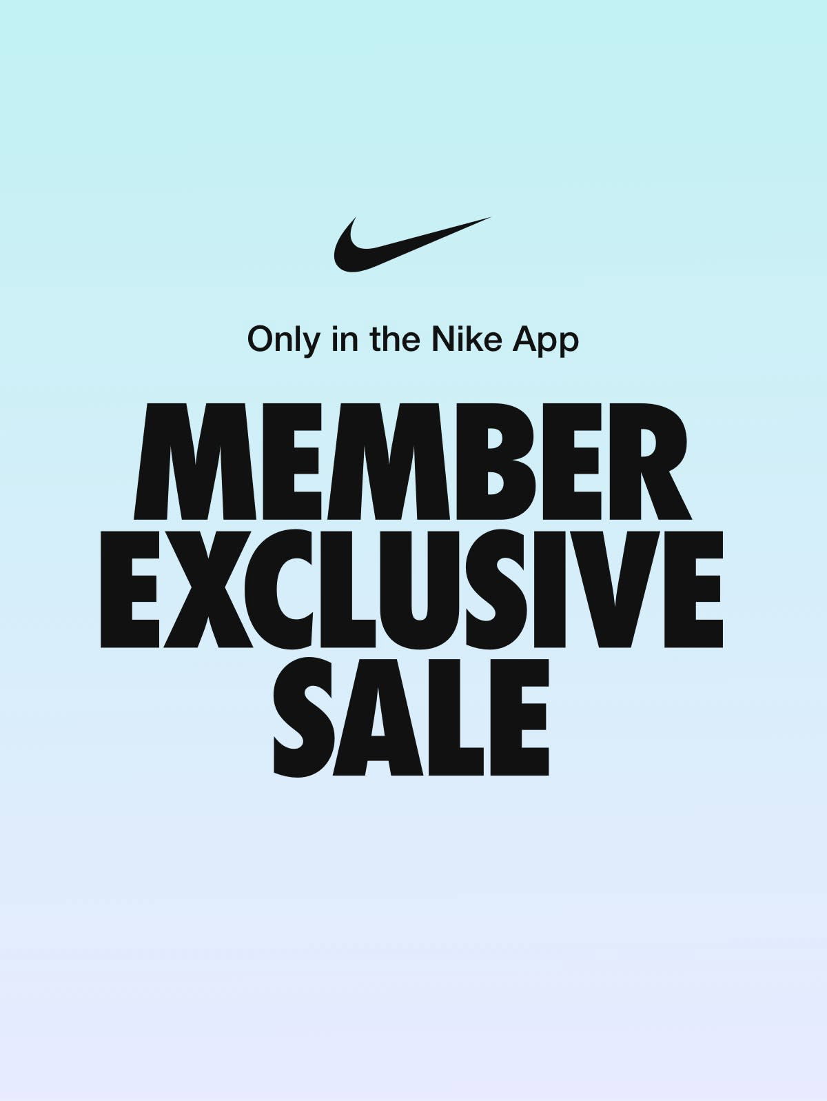 nike members only sale
