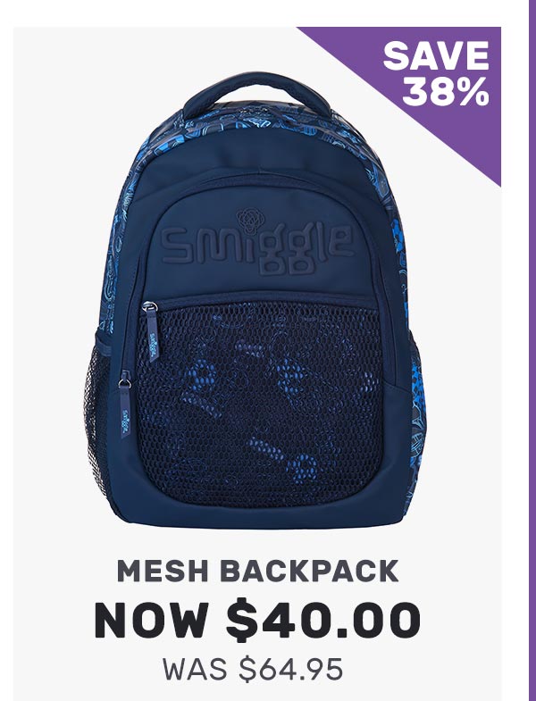 smiggle mesh backpack