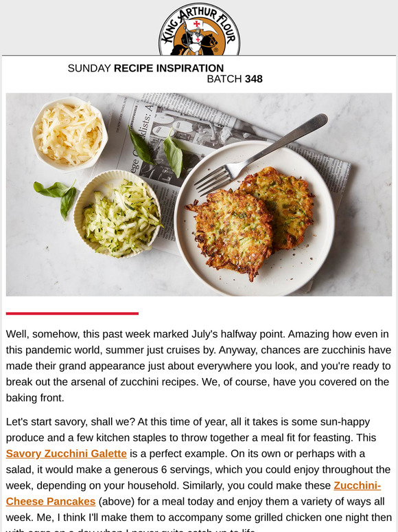 King Arthur Baking Company A grand zucchini baking adventure Milled