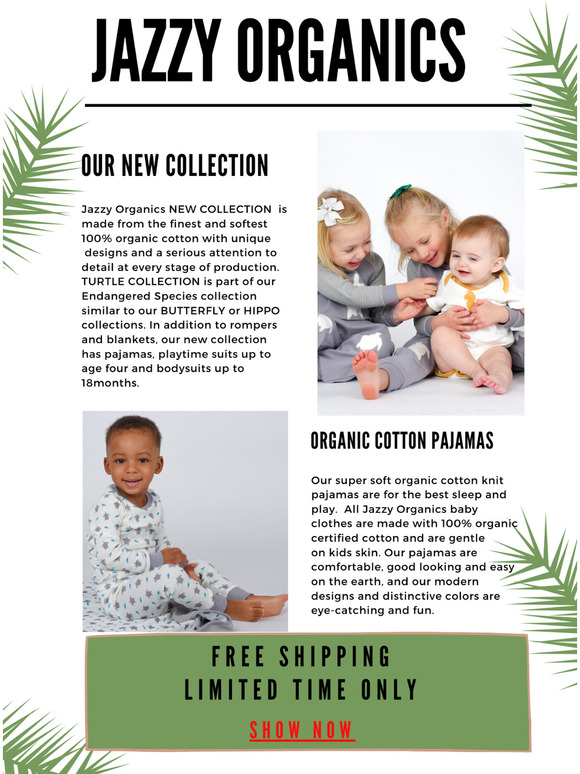 NEW Collection has arrived! Bodysuits, rompers, pajamas and more