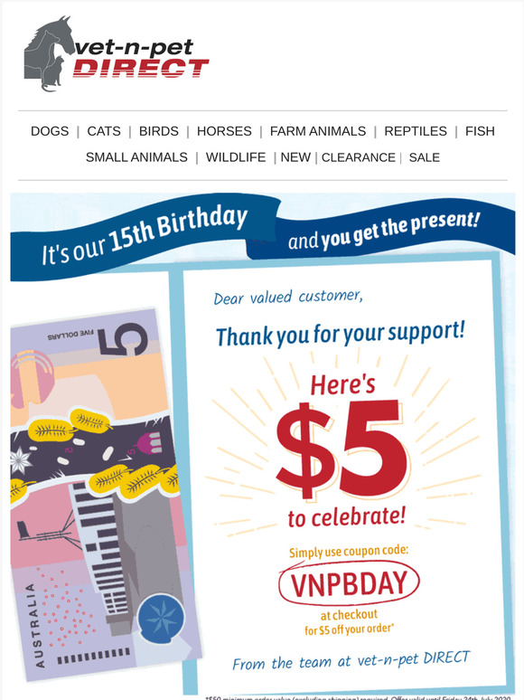 Hip Hip Hooray!🎈🎉It's our 15th Birthday & you get the present!