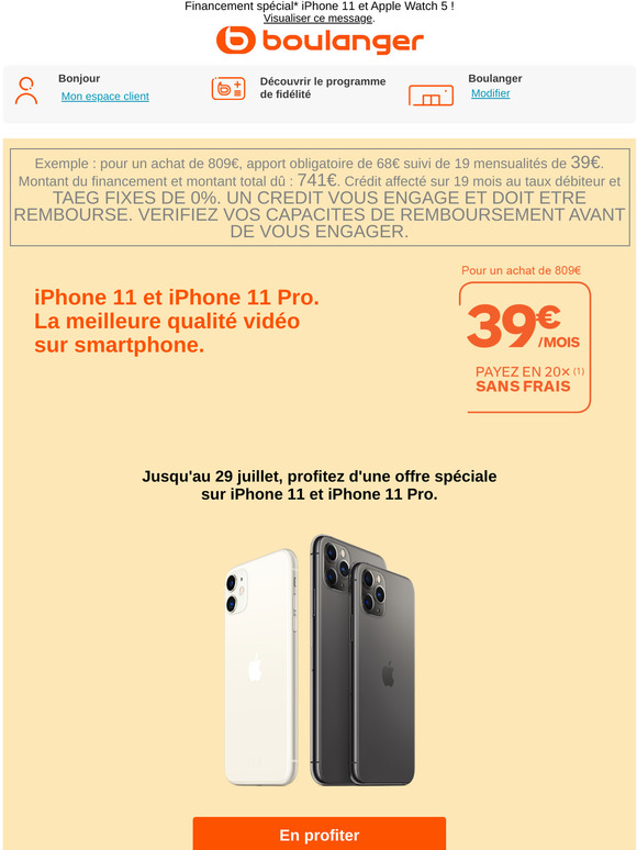 Apple chez Boulanger. Profitez-en maintenant.