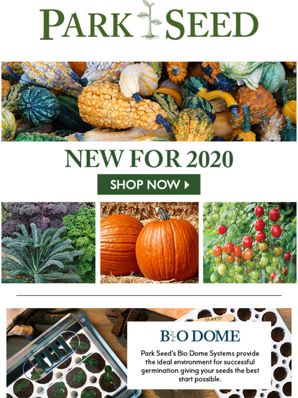 Park Seed New intros for your Fall garden inside > Milled