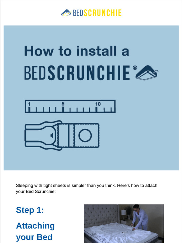 Bed Scrunchie, LLC How to Install a Bed Scrunchie Milled