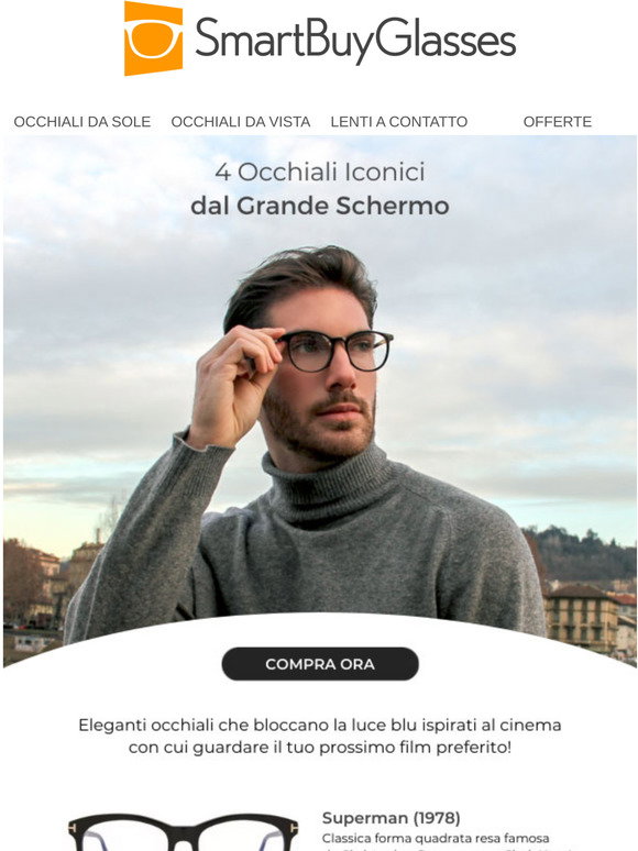 SmartBuyGlasses IT: 4 Occhiali Iconici dal Grande Schermo | Milled