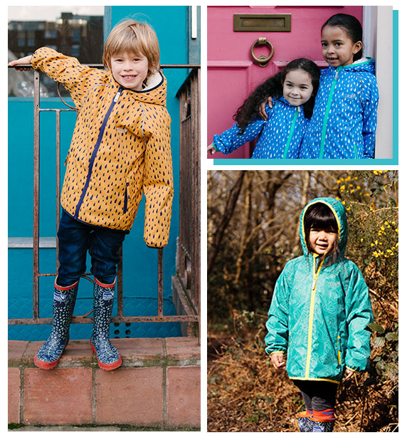 Children/'s Ecosplash splash jacket by Muddy Puddles just £9.99 each