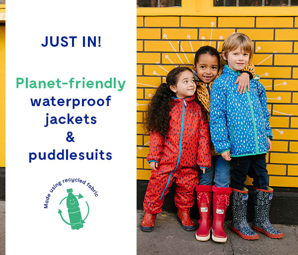 Children/'s Ecosplash splash jacket by Muddy Puddles just £9.99 each