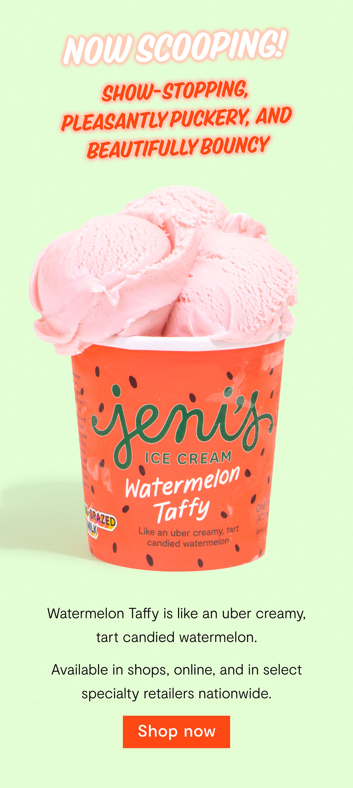 Jeni's Ice Creams 🍉+🍦= 😍 Milled