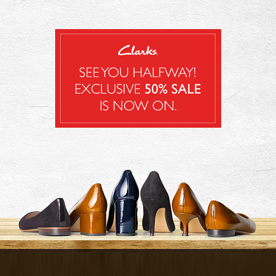 50 off clarks shoes