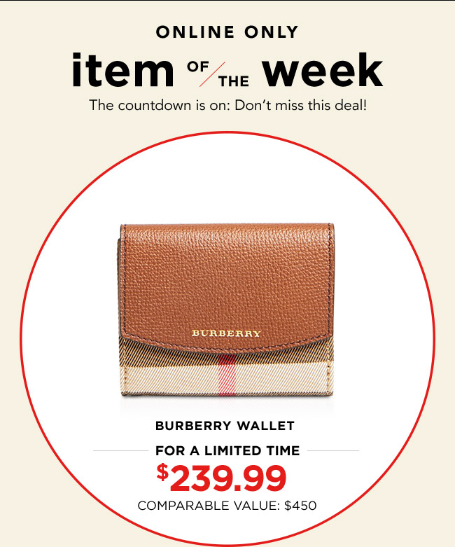 bloomingdale's outlet burberry