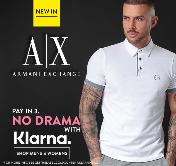 Armani Exchange Klarna Sale Online, SAVE 42% 