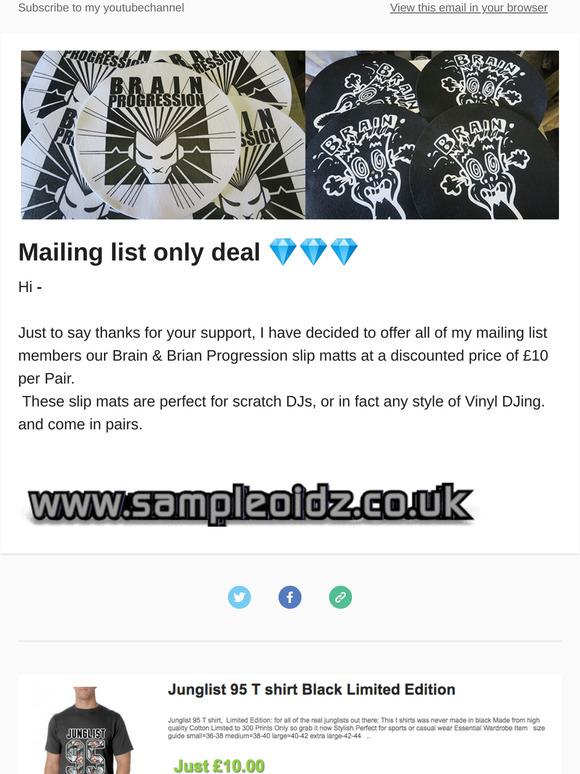 Slipmats Offer