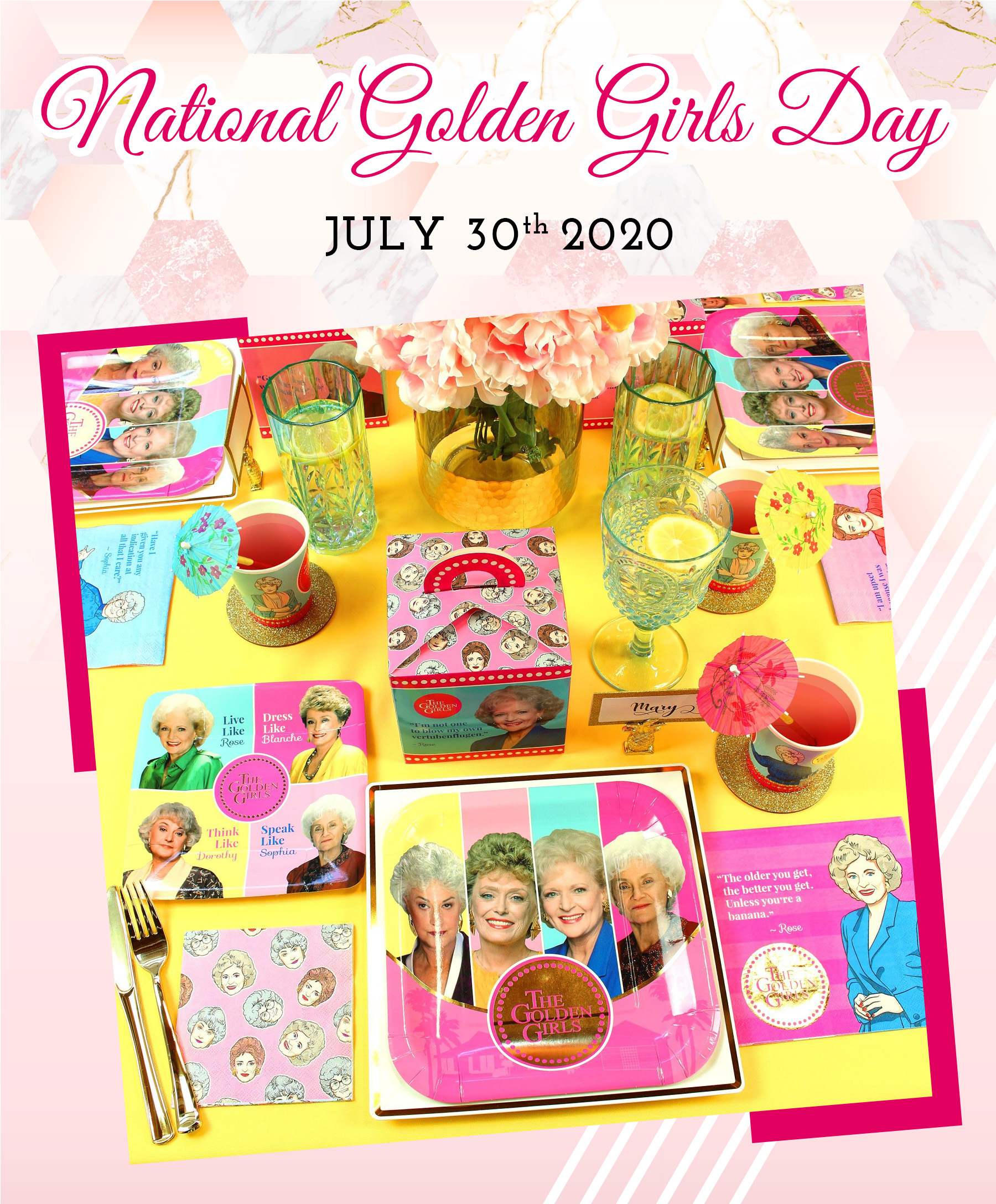 Prime Party Celebrate Golden Girls Day with Prime Party Products Milled