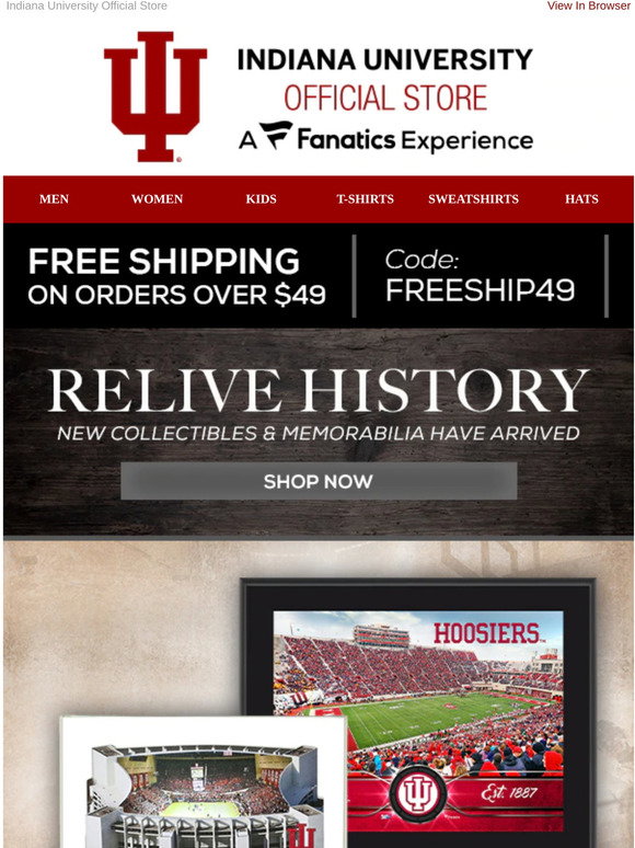 Indiana University Store: Your Favorite Hoosiers Moments | Milled