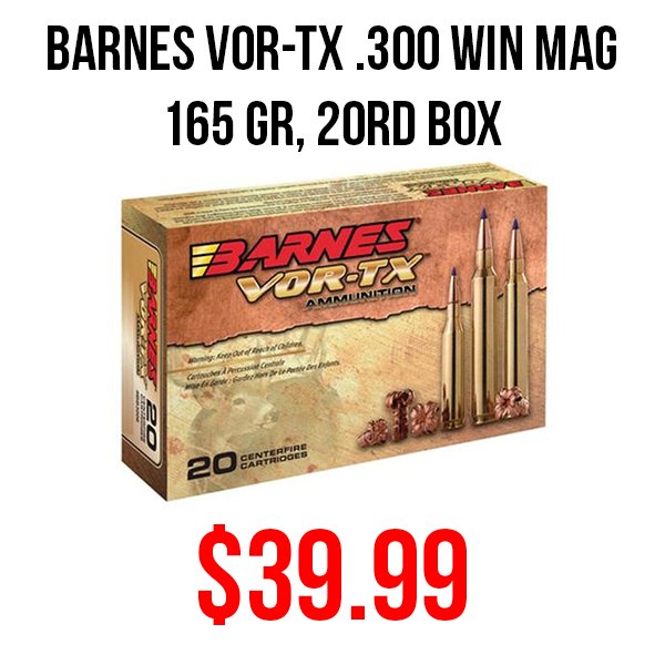 Barnes Vor-tx 300 win mag ammo for sale