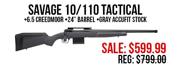 Savage 10/110 tactical rifle