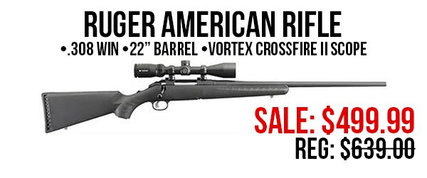 Ruger American Rifle in .308 win 