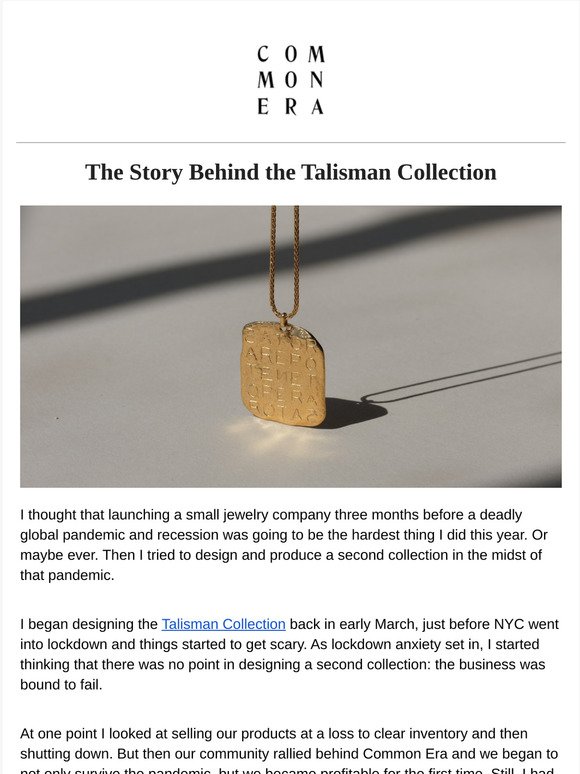 The Story Behind the Talisman Collection🌙