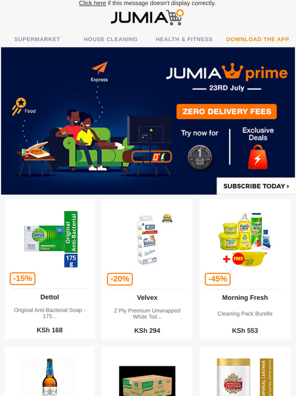Jumia Kenya Today Only Enjoy exclusive deals + a 14 Day FREE Jumia