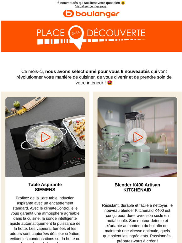 Votre rendez-vous avec l'innovation est arrivé !