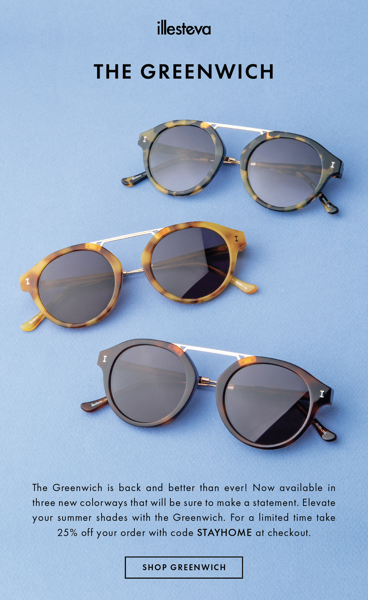 Illesteva greenwich Clearance