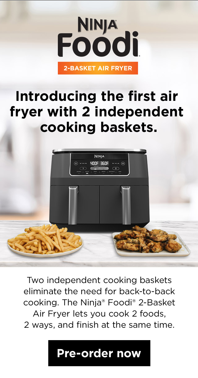 ninja air fryer two baskets