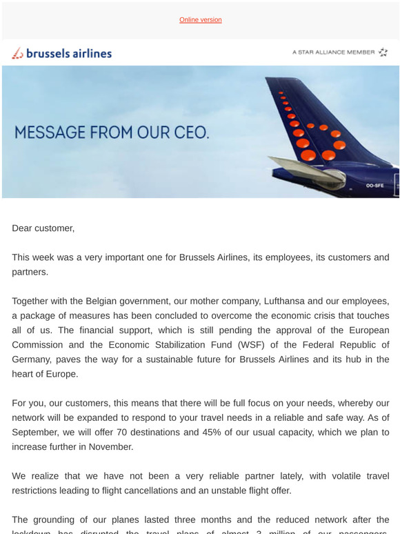 We look forward to the future.