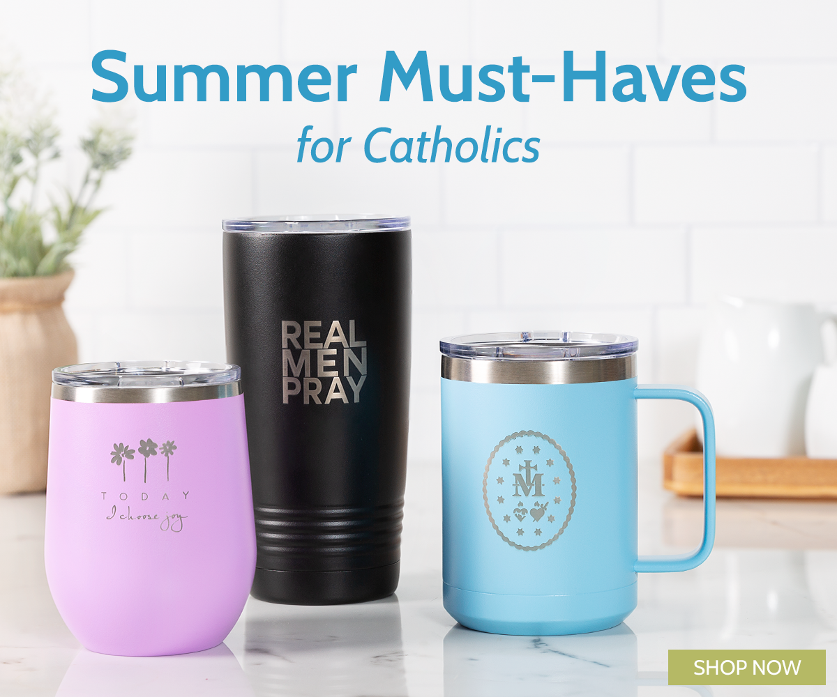 catholic travel mug