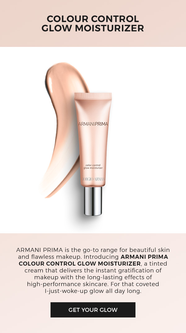 armani prima cc glow moisturizer