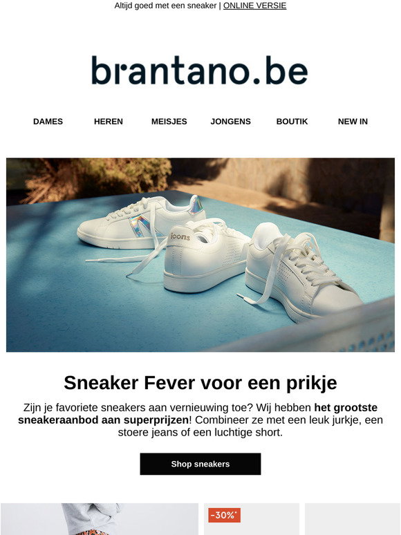 Bij elkaar passen kat werkzaamheid Brantano.be: Onze favoriete sneakers onder de 50 euro | Milled