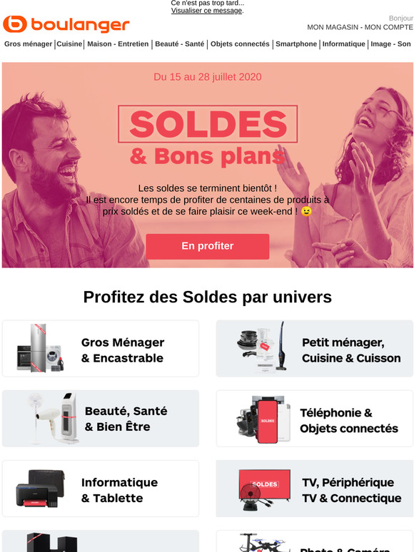 SOLDES : Derniers jours pour en profiter !