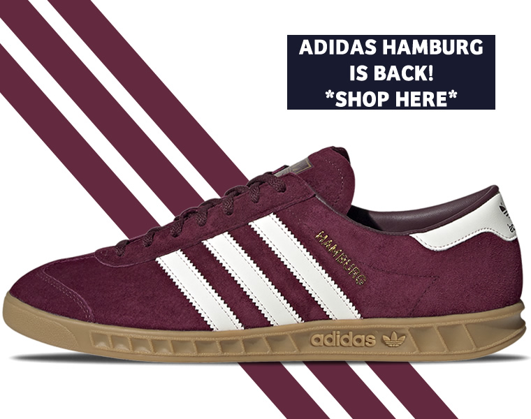 adidas hamburg leather burgundy