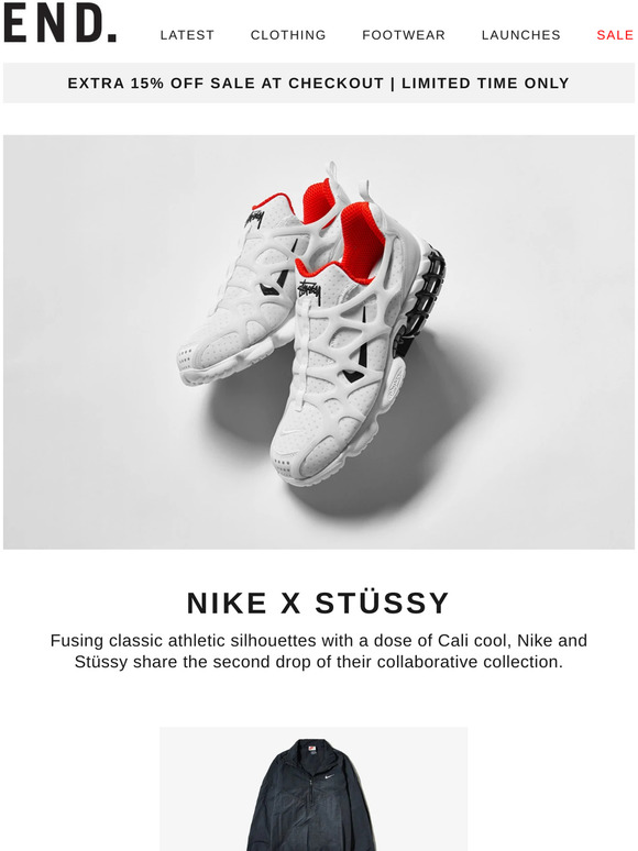 nike x stussy garment dyed windrunner