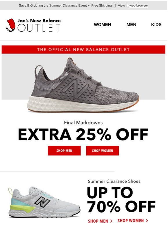 joe balance outlet
