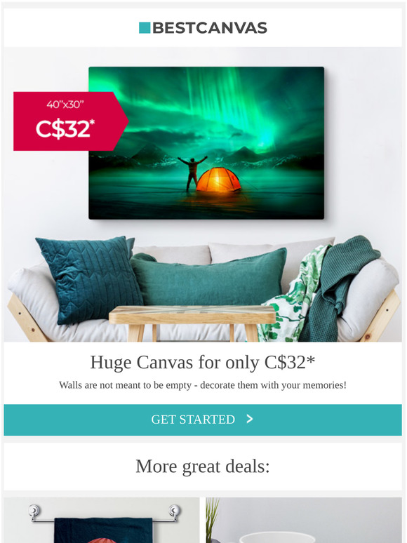 BestCanvas.ca Huge Canvas for C32 Milled