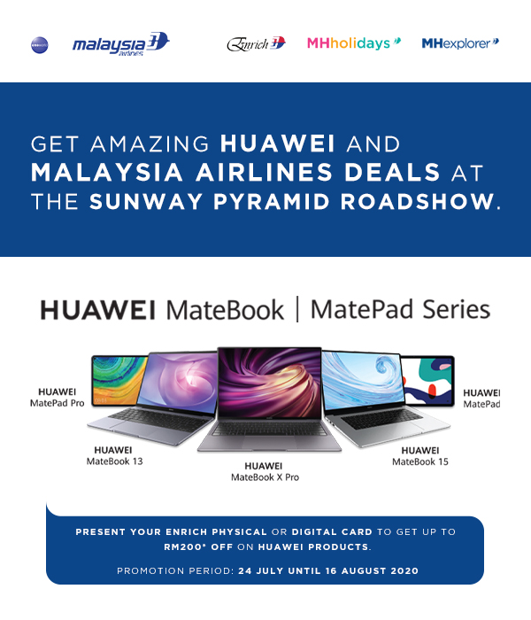 Malaysia Airlines Amazing Huawei And Malaysia Airlines Deals At The Sunway Pyramid Roadshow Milled