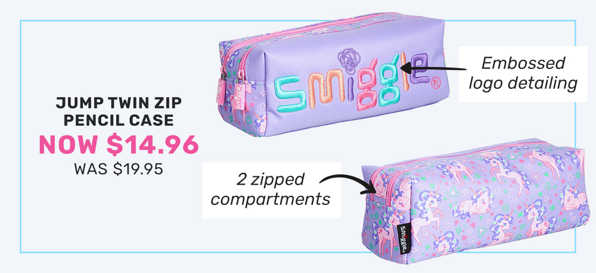 Smiggle Zip It Up In Style With 25 Off Full Price Pencil Cases Milled