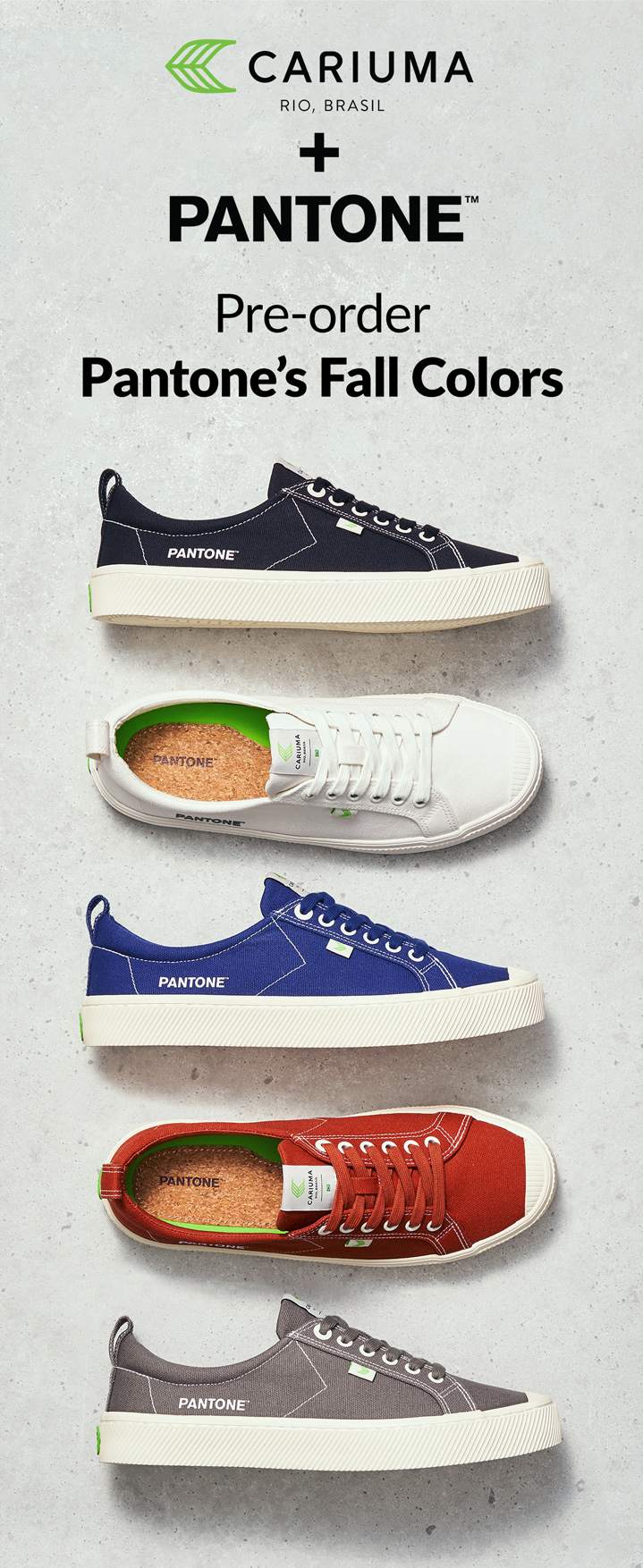 pantone cariuma