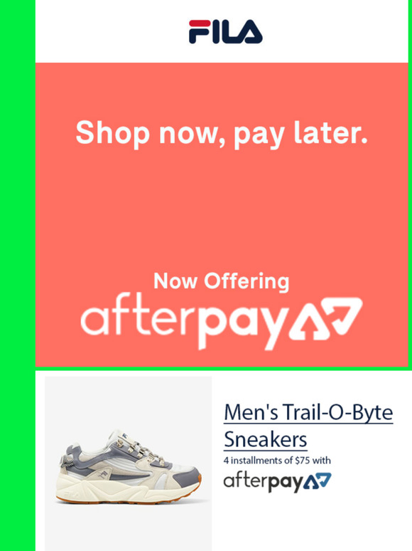 fila afterpay