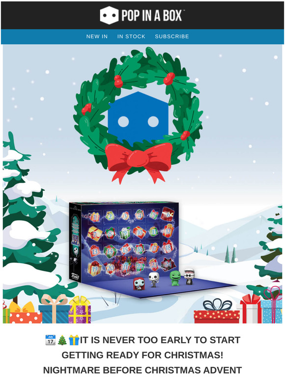funko pop advent calendar 2020 nightmare before christmas